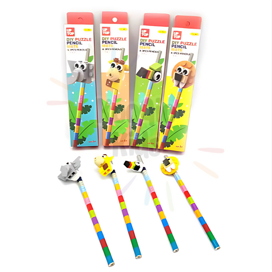 DIY Pencils 3 pencils per box and Topper Toy Kooqio Kids