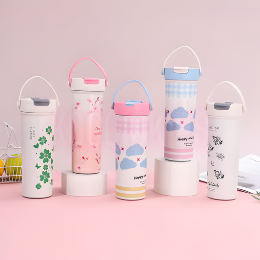 Portable Tea-water Separation Straw Cup Thermoses