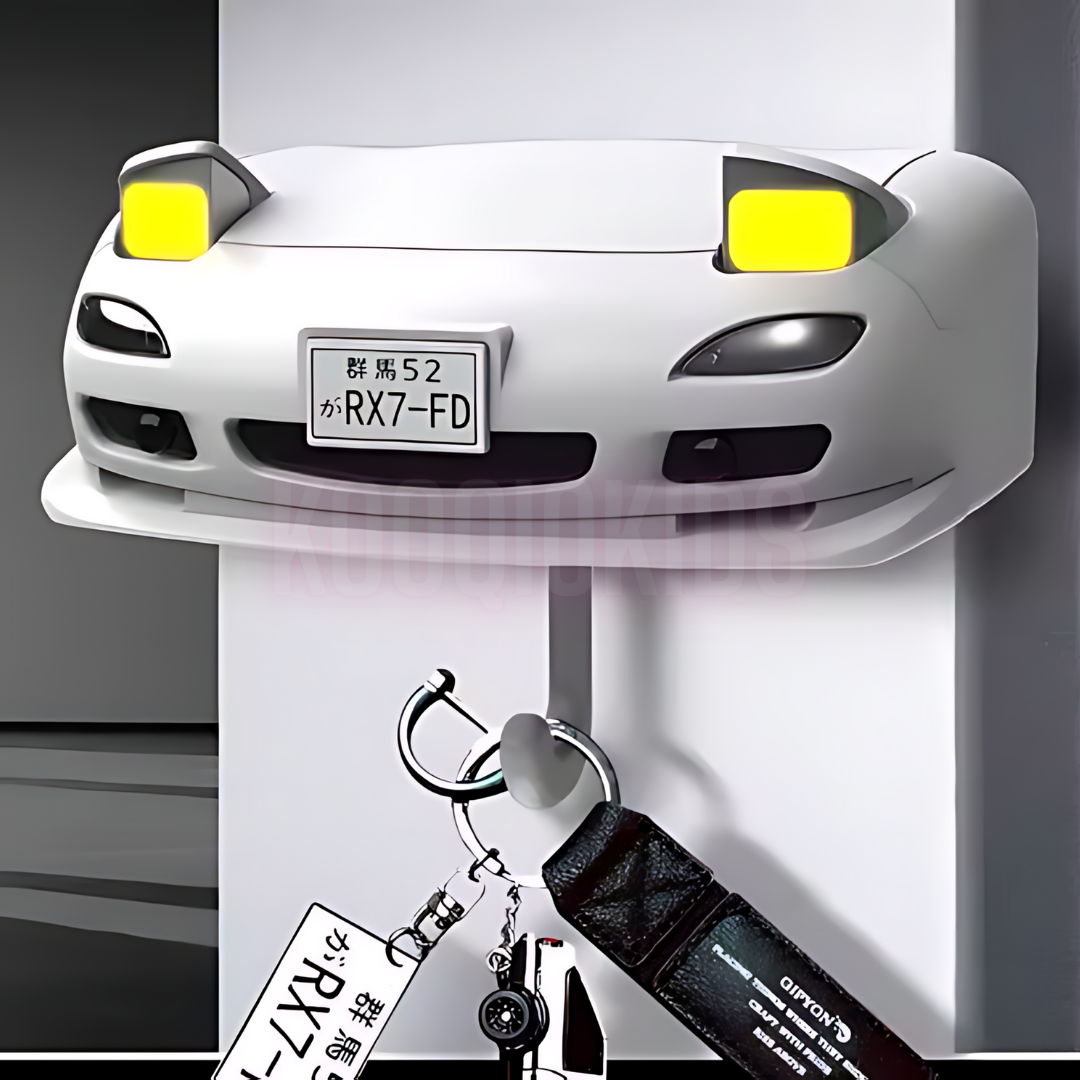 Creative Key Storage Rack with Led HeadLights