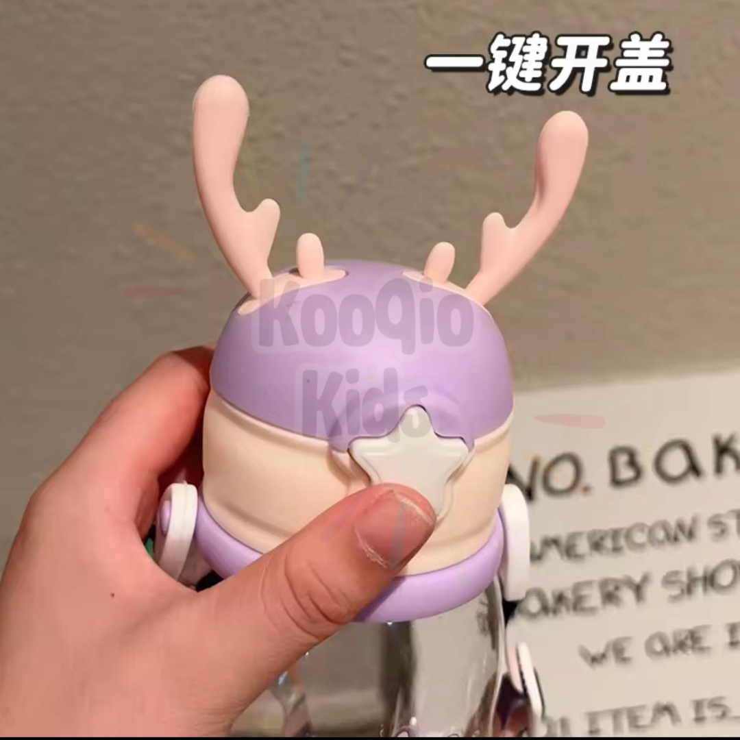 Deer antler water bottle Kooqio Kids