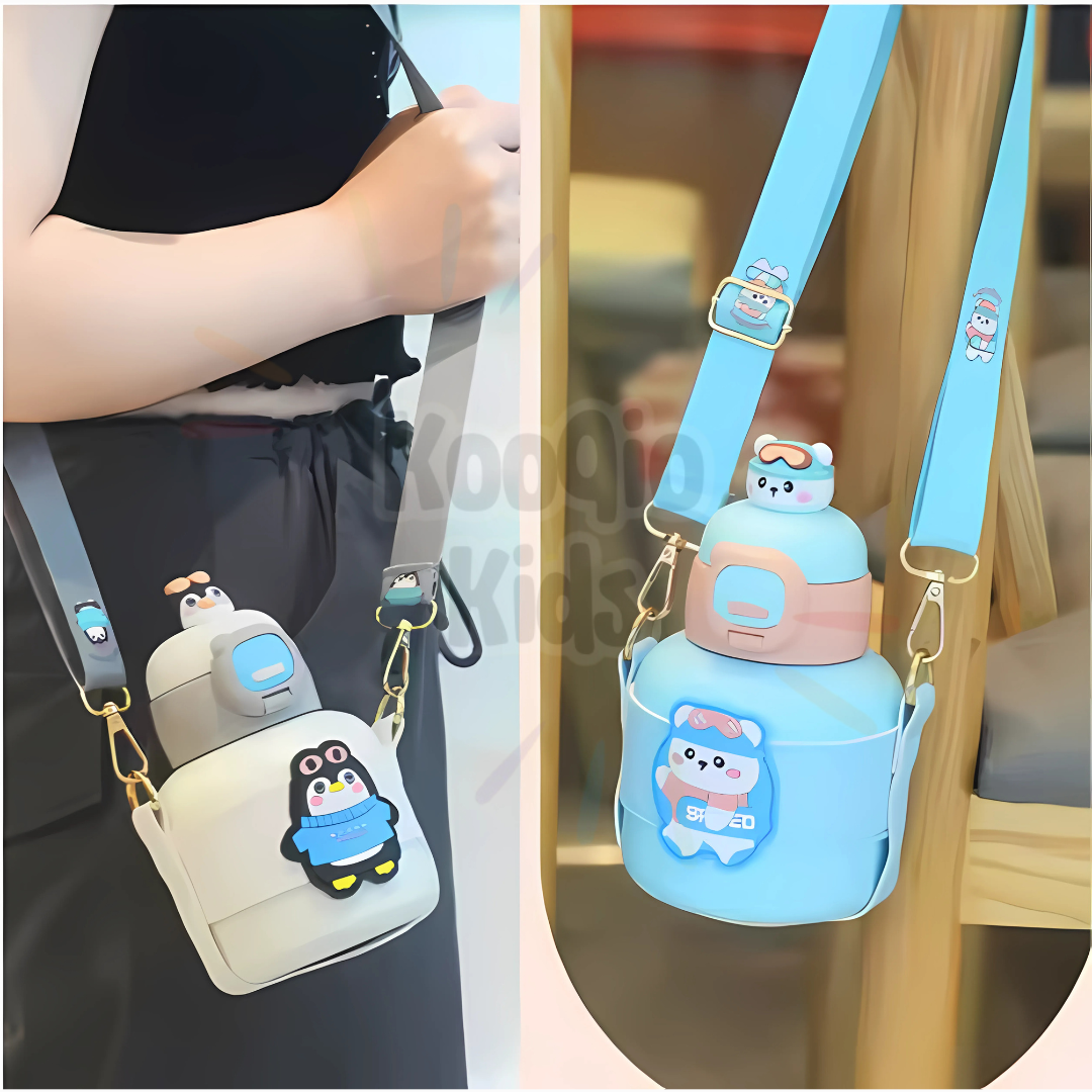 Quirky Toon Characters Bottles Kooqio Kids