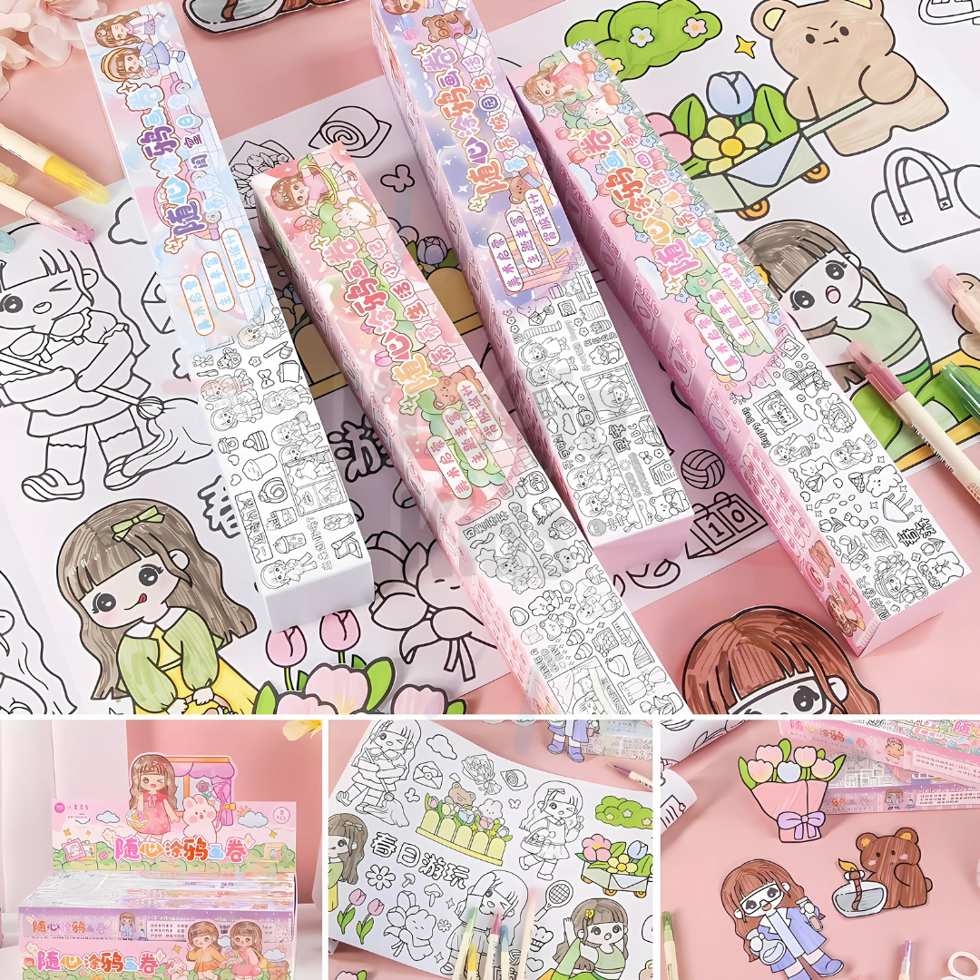Art Drawing Paper Roll Kooqio Kids