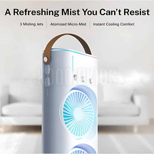 Portable Mist Cooling Fan Without Remote