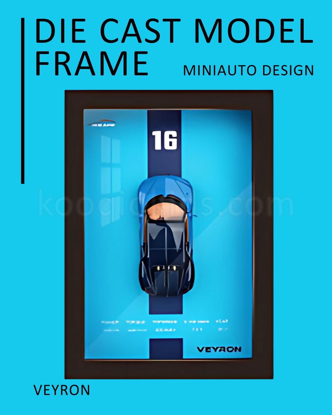 3D Frame Die Cast Mini Auto Cars