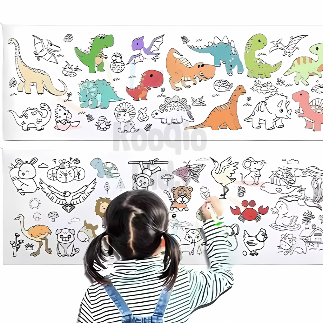 Art Drawing Paper Roll Kooqio Kids