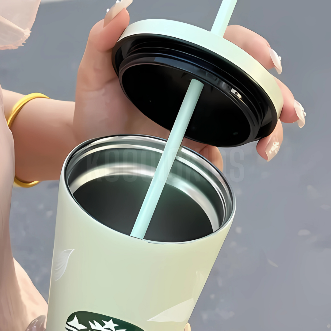 Starbucks Stainless Steel Sipper with straw 500ml