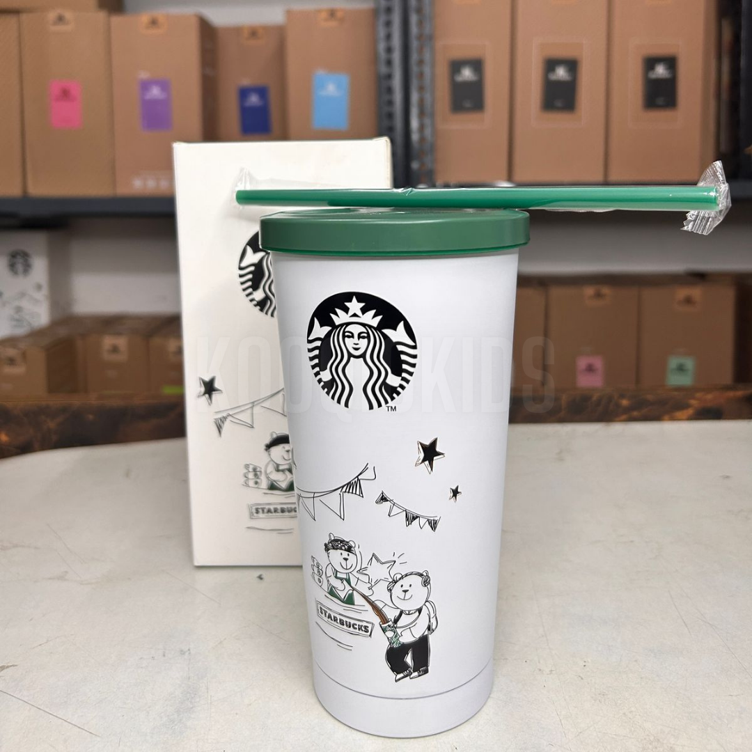 Starbucks Stainless Steel Sipper with straw 500ml