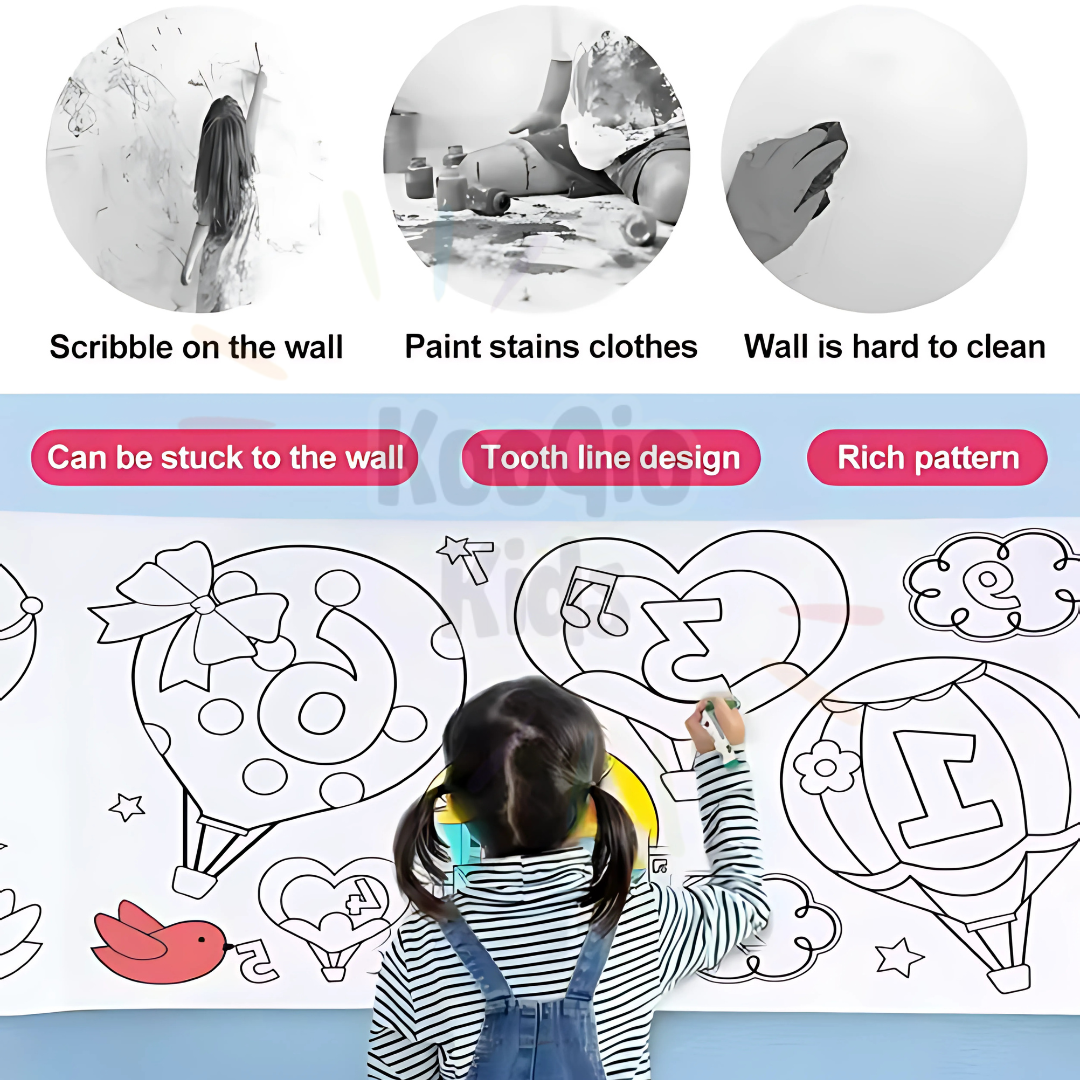 Art Drawing Paper Roll Kooqio Kids