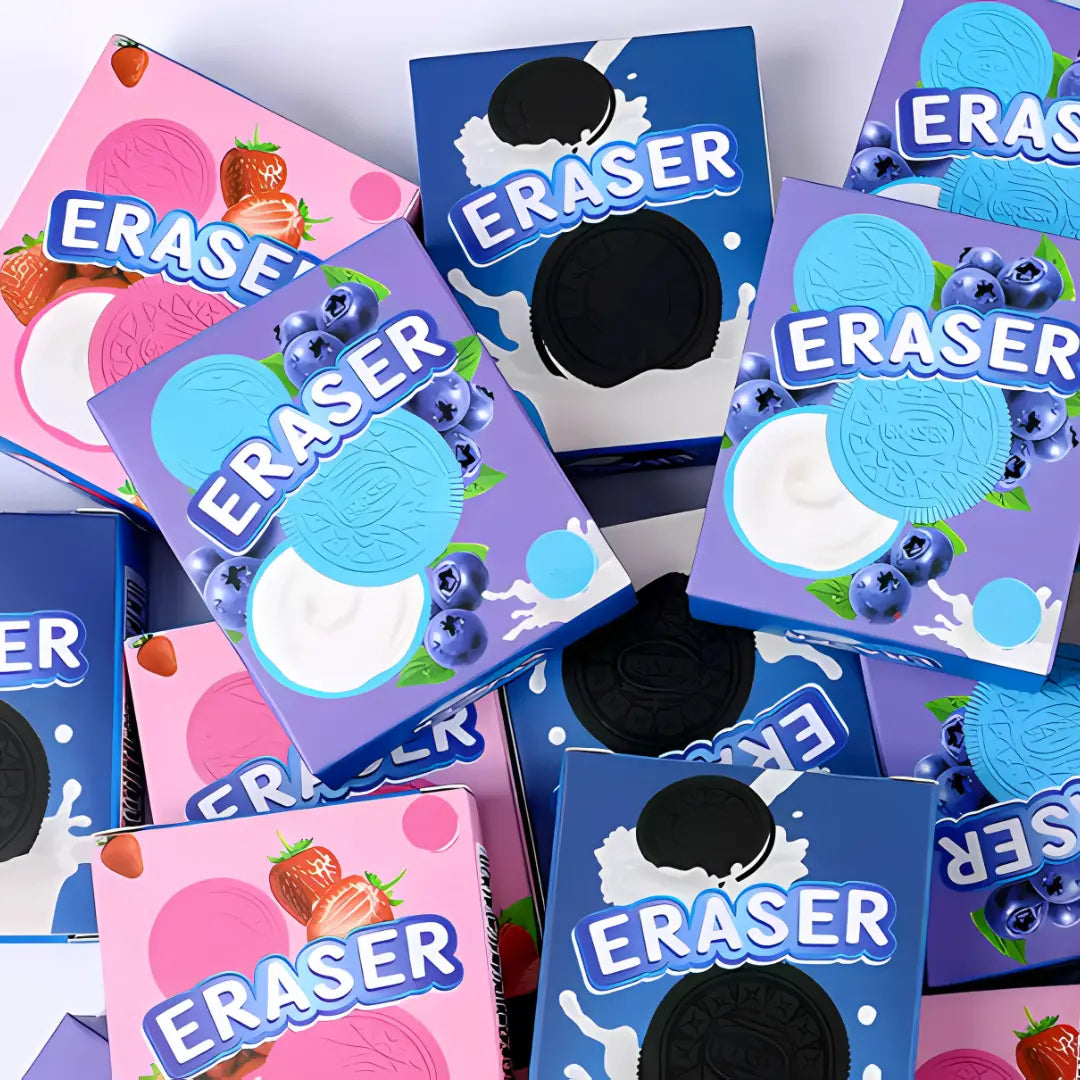 Oreo Eraser Set Pack of 4 Kooqio Kids