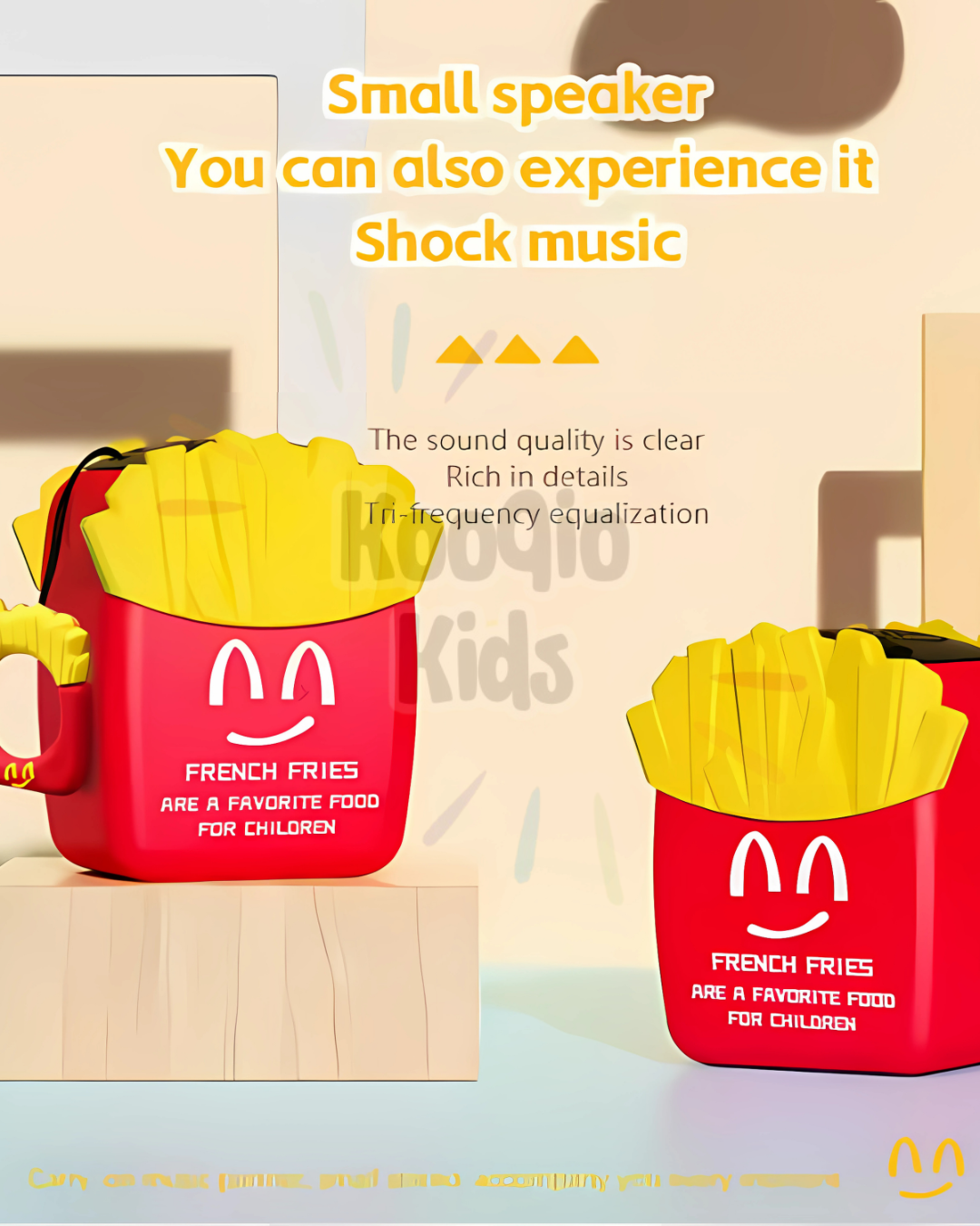 Cute Mini Wireless Speaker | Bluetooth - MP3 - TF Card - FM Kooqio Kids