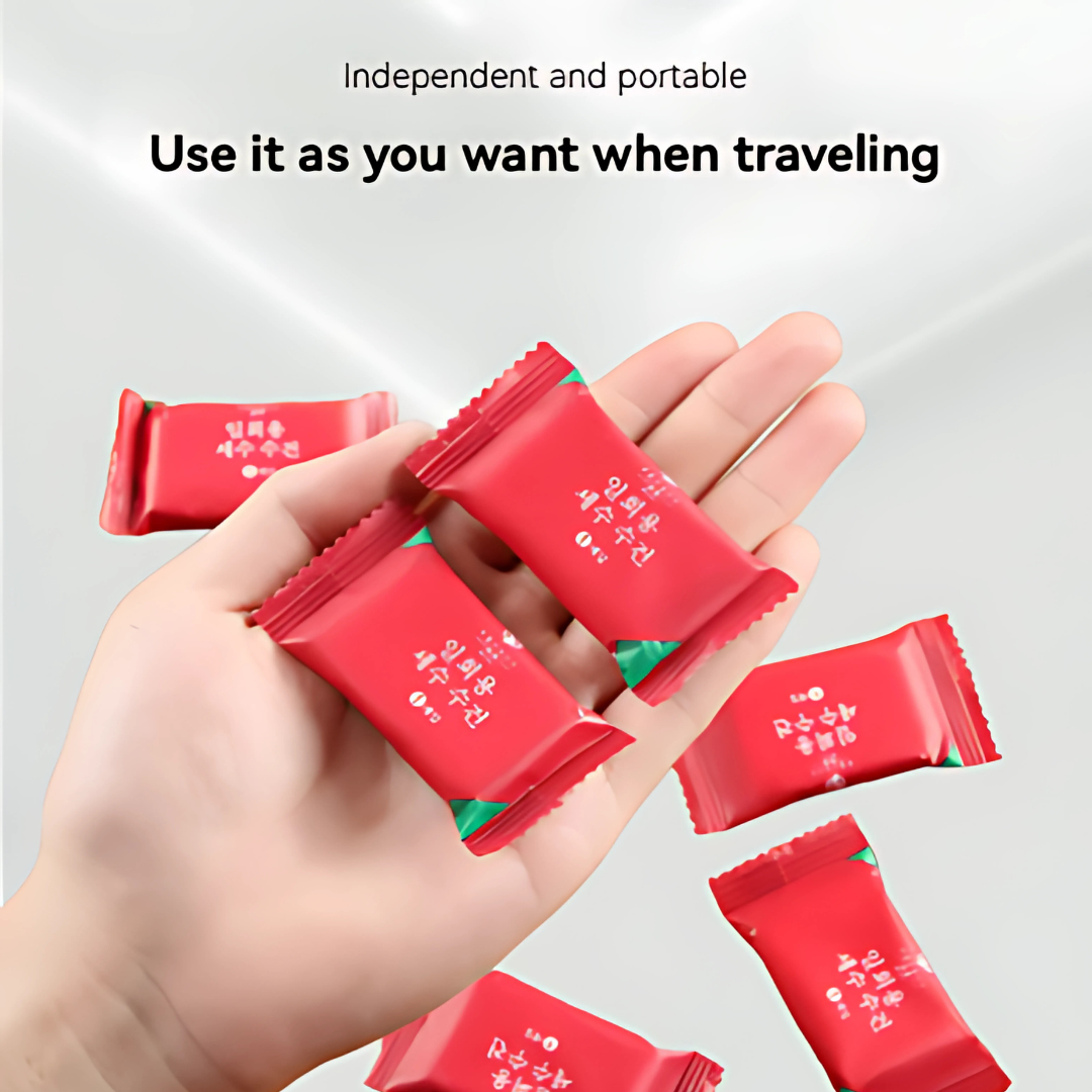 Compressed Pocket Towels