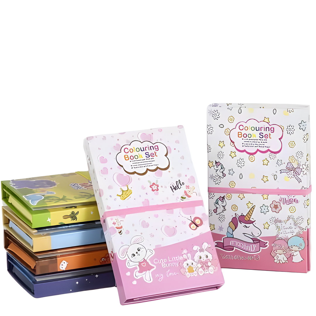 Complete Art Activity Bundle with Coloring Books, Colored Pencils &amp; Drawing Supplies - Perfect Creative Gift!