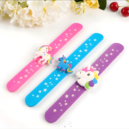 🦄 Unicorn Slap Band - Magical Wrist Accessory for Kids! (Pack of 2)