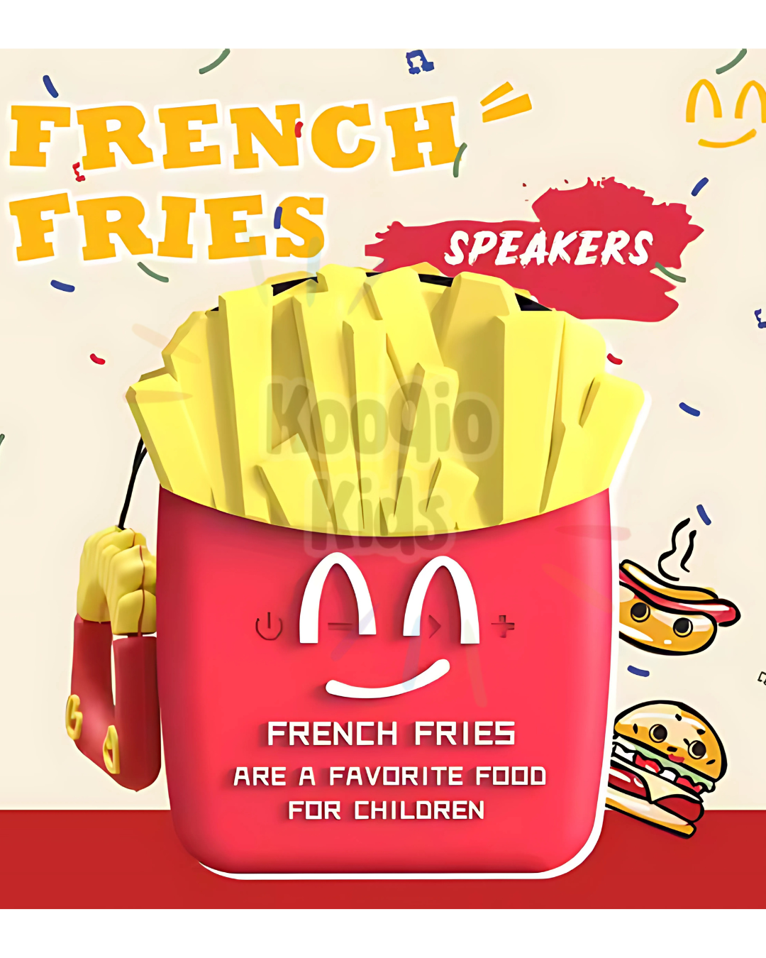 French Fries BT Speaker Kooqio Kids