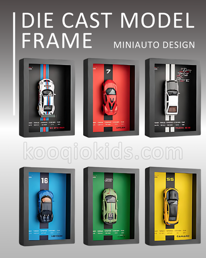 3D Frame Die Cast Mini Auto Cars