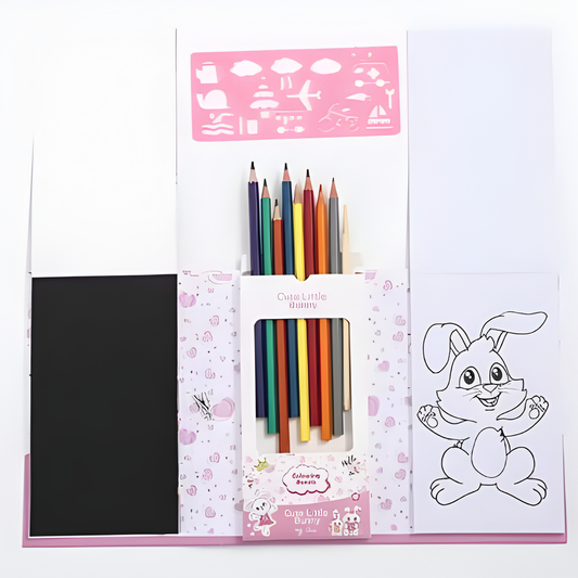 Complete Art Activity Bundle with Coloring Books, Colored Pencils &amp; Drawing Supplies - Perfect Creative Gift!