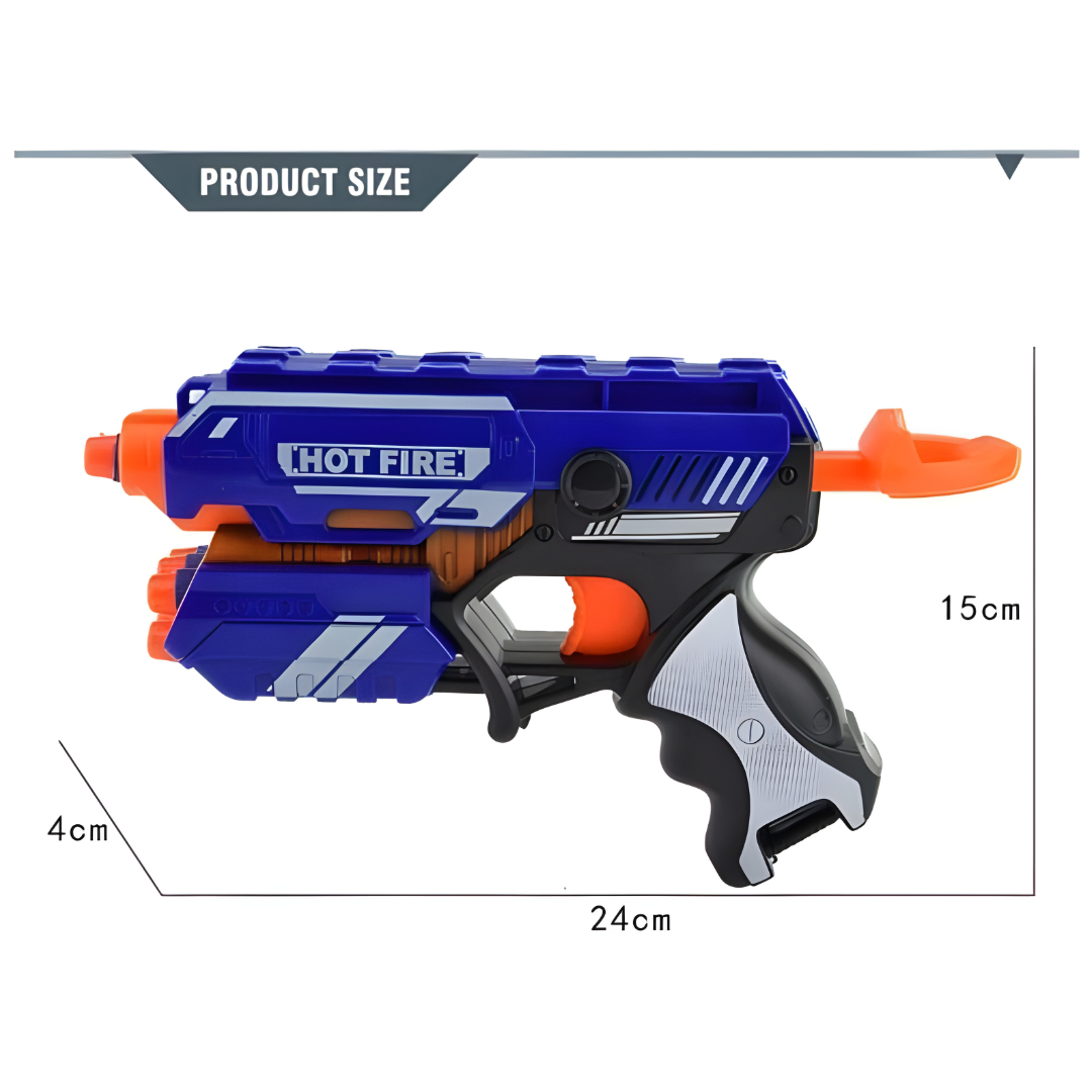 Blaze Storm Manual Soft Bullet Gun GY-7037 - Kooqio Kids