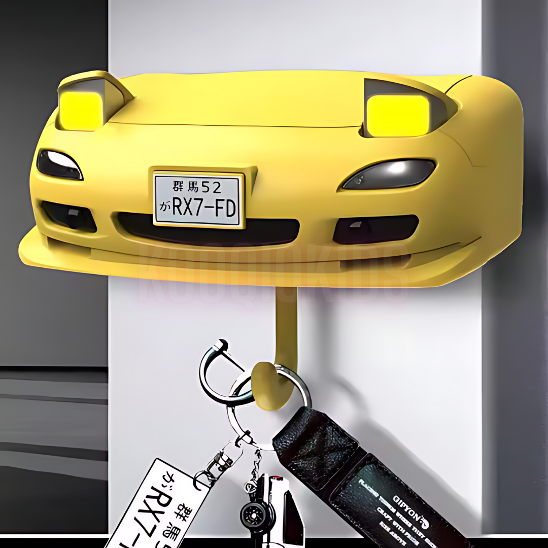 Creative Key Storage Rack with Led HeadLights