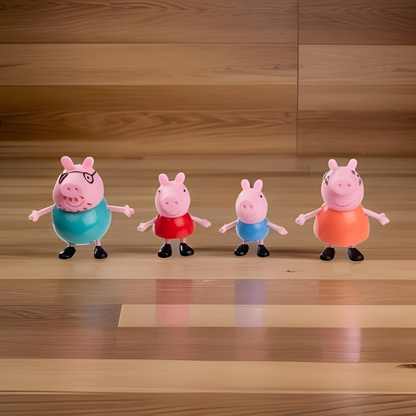 Peppa Pig Family Toys Set - Complete 4 Character Collection