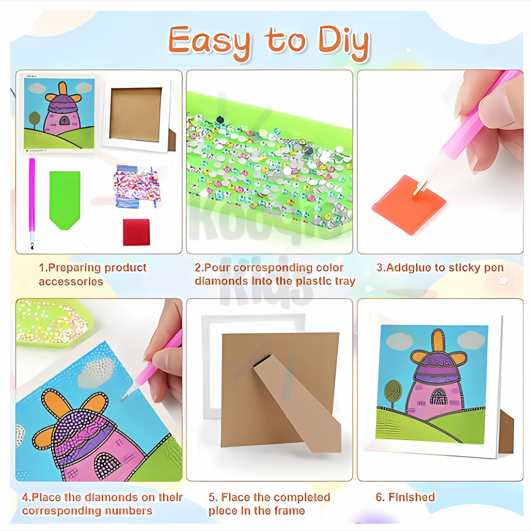 DIY Diamond Painting Kit Kooqio Kids