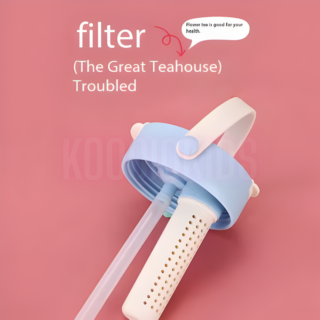Portable Tea-water Separation Straw Cup Thermoses