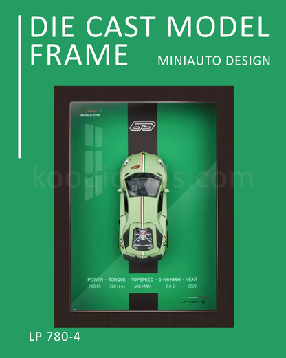 3D Frame Die Cast Mini Auto Cars
