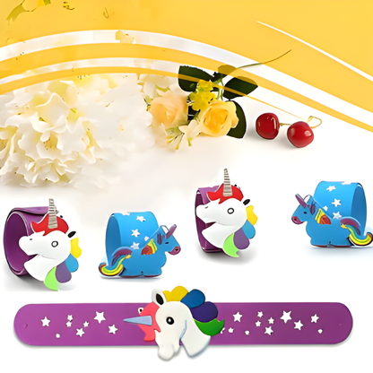 🦄 Unicorn Slap Band - Magical Wrist Accessory for Kids! (Pack of 2)
