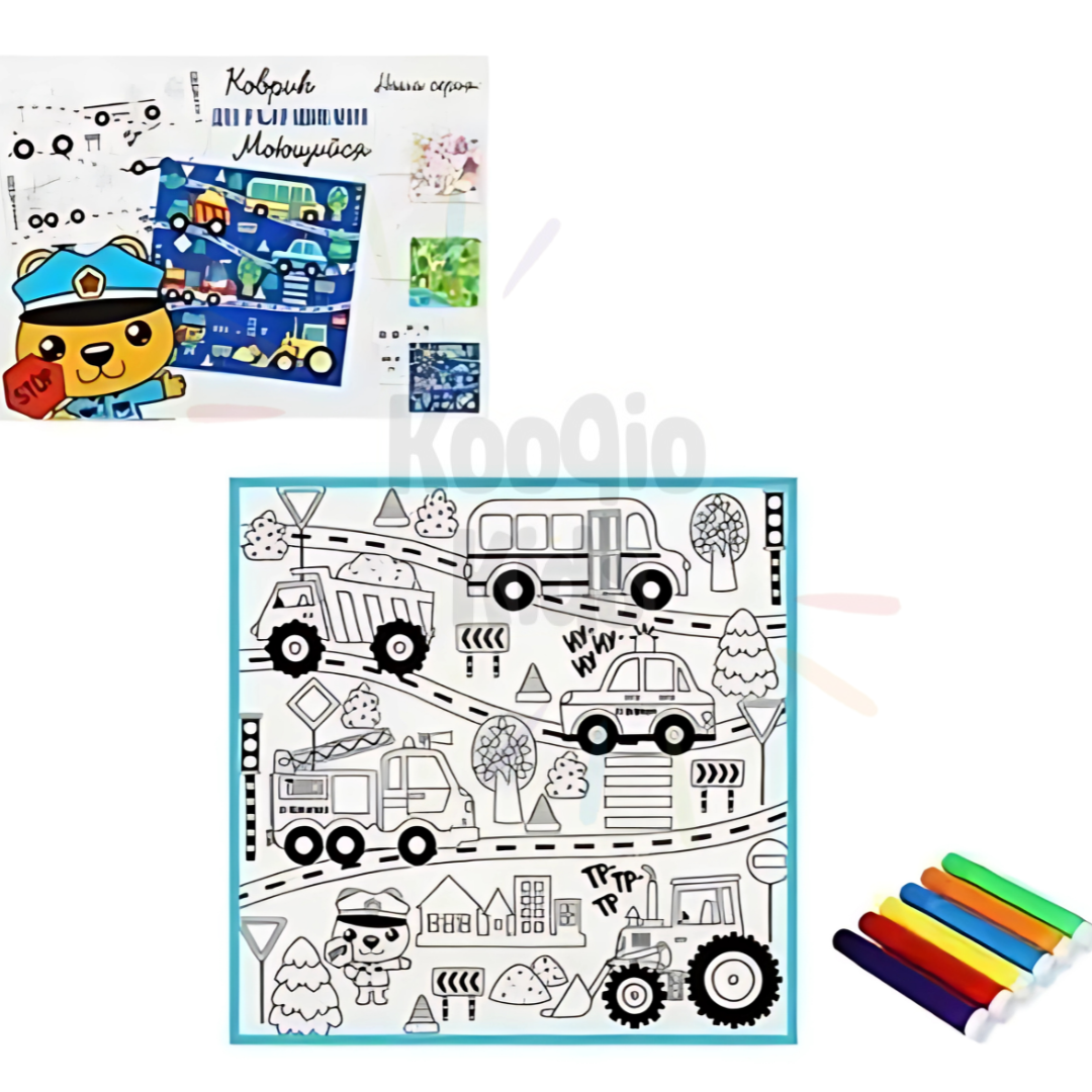 Coloring Matts Kooqio Kids
