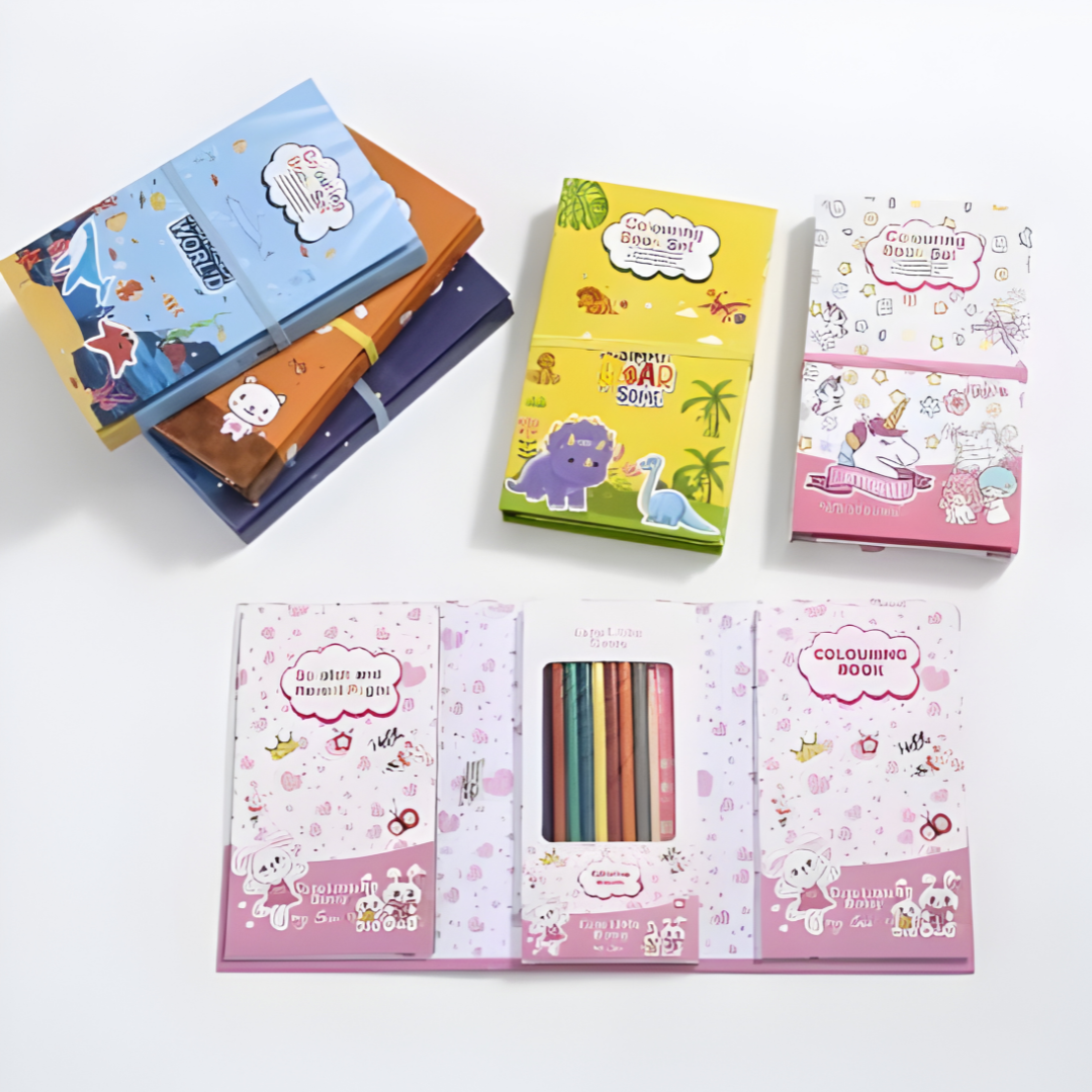 Complete Art Activity Bundle with Coloring Books, Colored Pencils &amp; Drawing Supplies - Perfect Creative Gift!