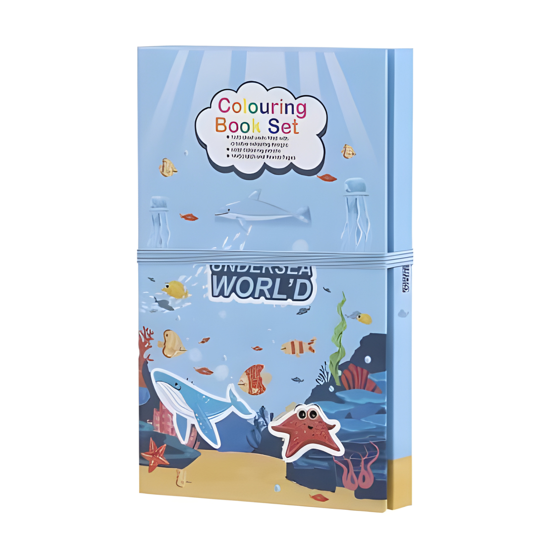 Complete Art Activity Bundle with Coloring Books, Colored Pencils &amp; Drawing Supplies - Perfect Creative Gift!