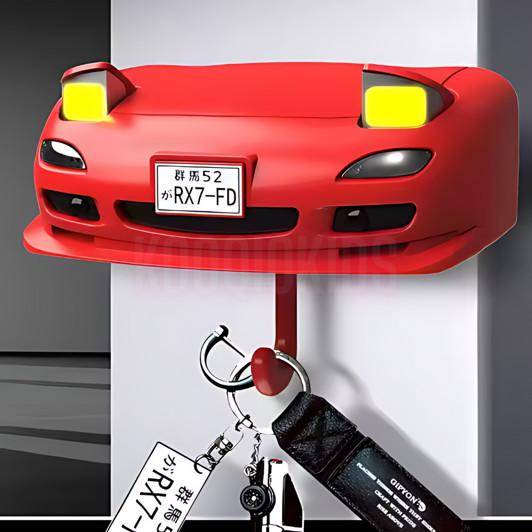 Creative Key Storage Rack with Led HeadLights