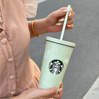 Starbucks Stainless Steel Sipper with straw 500ml