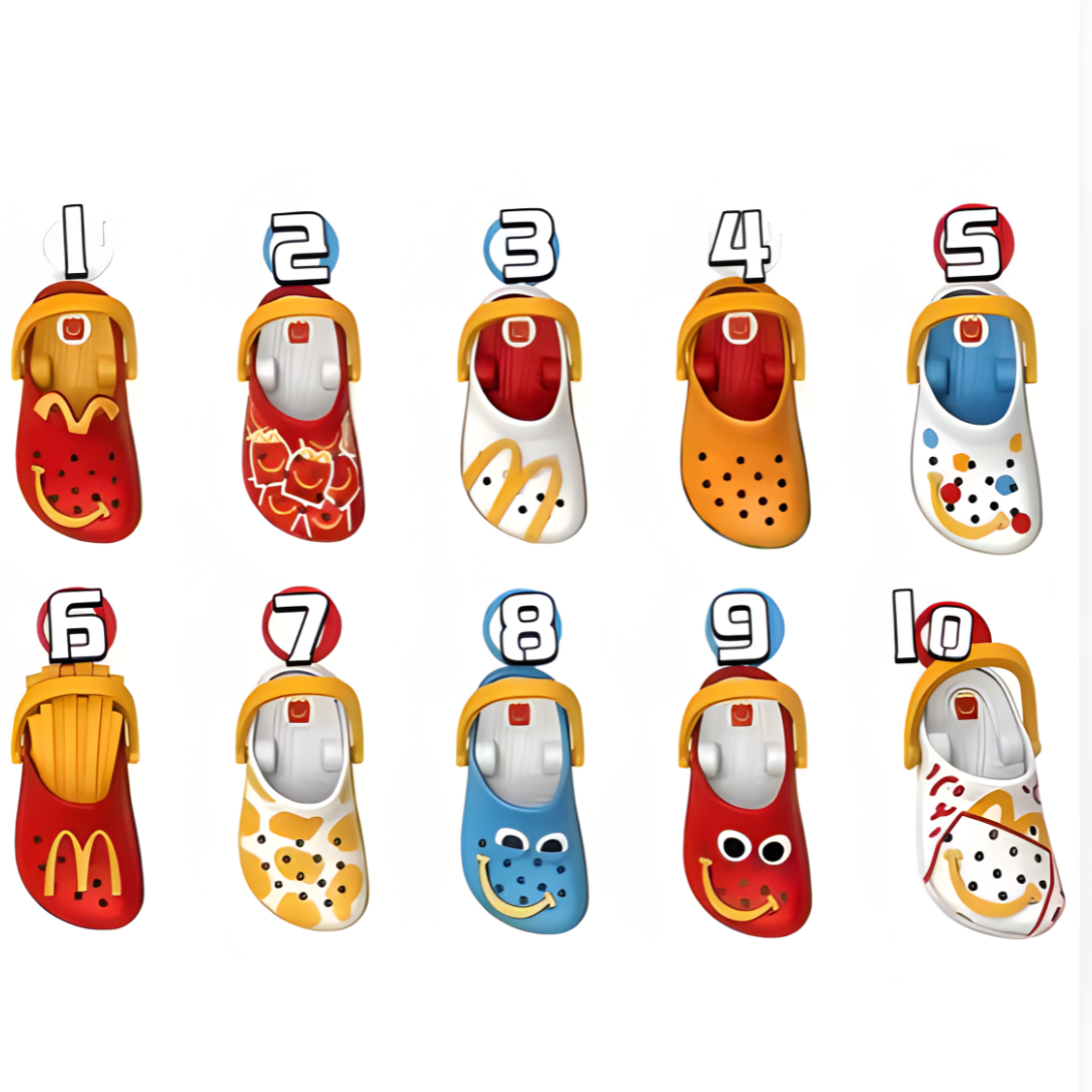 Adorable Miniature Crocs Shoe Keychains- The Cutest Accessories Ever! Random Design