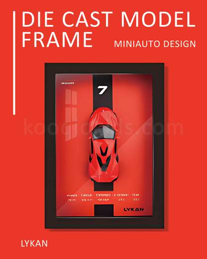 3D Frame Die Cast Mini Auto Cars