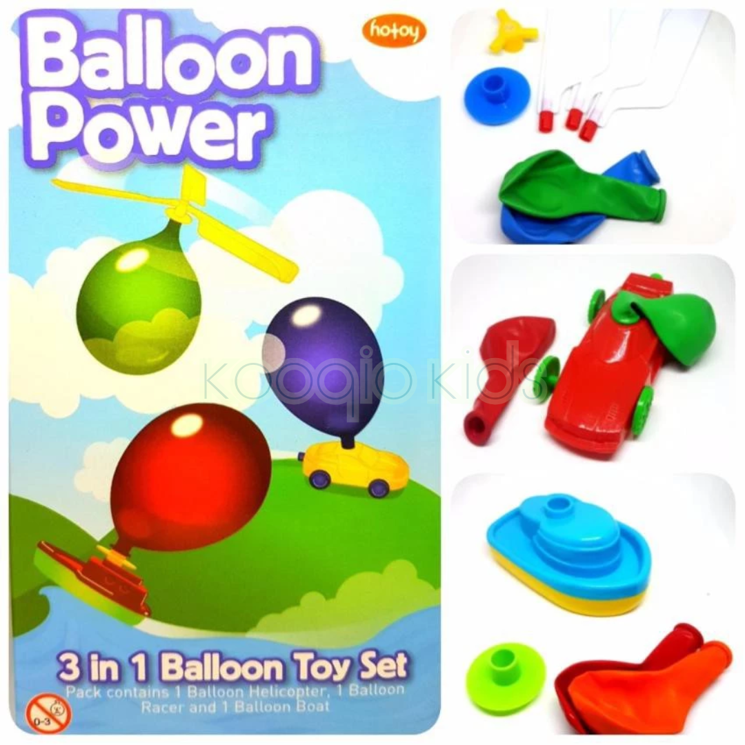 3 in 1 Balloon Toy Set