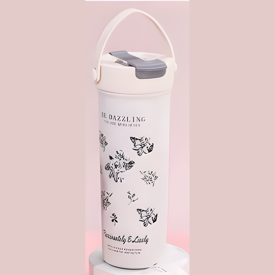 Portable Tea-water Separation Straw Cup Thermoses