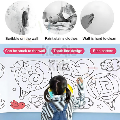 Art Drawing Paper Roll Kooqio Kids
