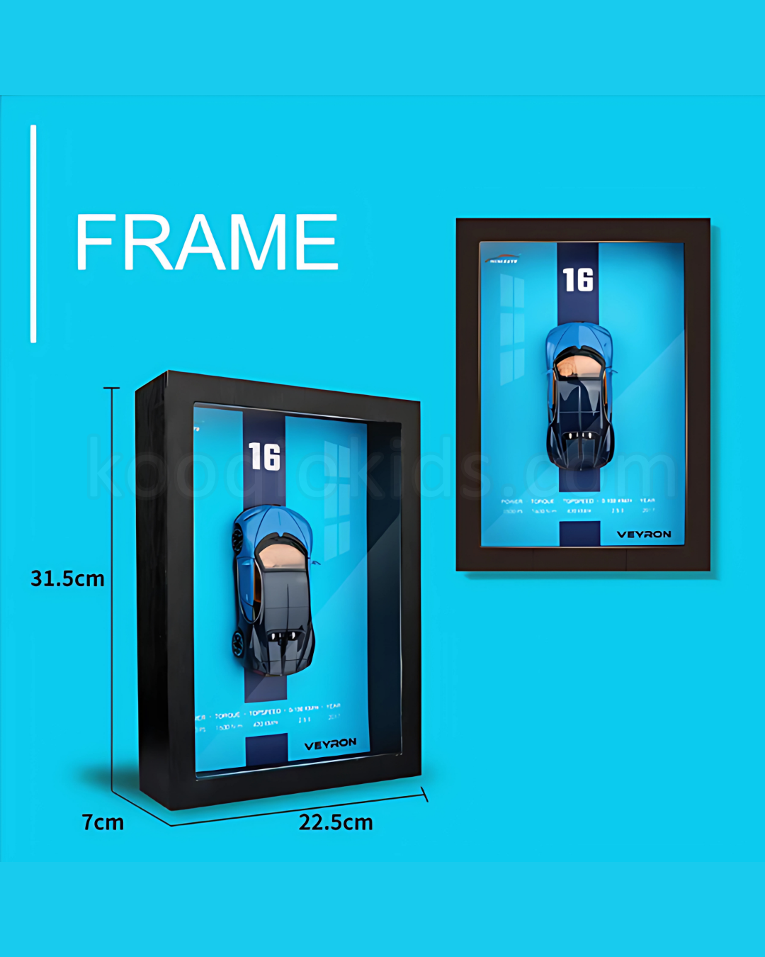 3D Frame Die Cast Mini Auto Cars