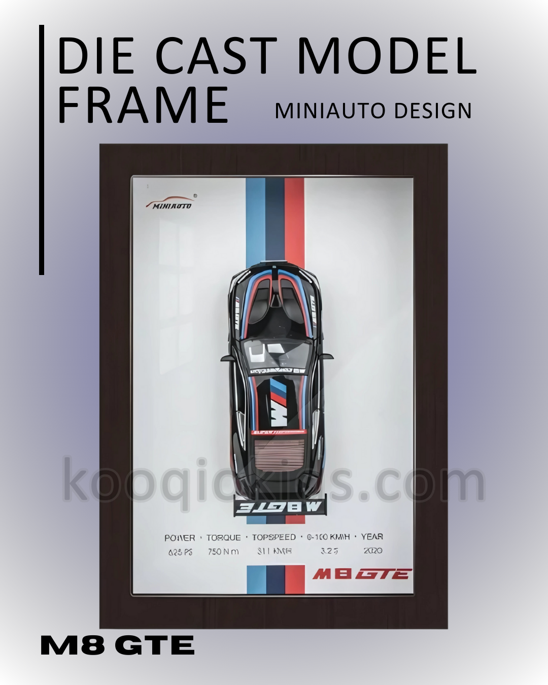 3D Frame Die Cast Mini Auto Cars