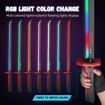 Katana Sparkling Sword Lightsaber – The Ultimate LED Battle Experience - Kooqio Kids