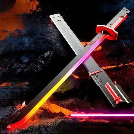Katana Sparkling Sword Lightsaber – The Ultimate LED Battle Experience - Kooqio Kids